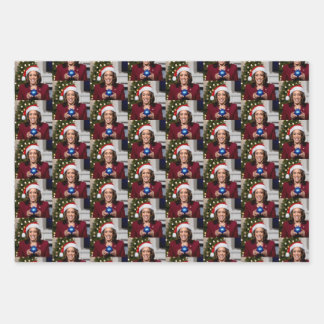 Emballage cadeau de Noël Kamala Harris