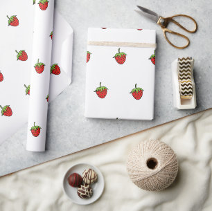 Emballage Cadeau Fraises Mignonnes 