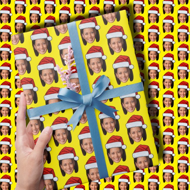 Emballage cadeau Kamala Harris | Le président Harr (Créateur téléchargé)