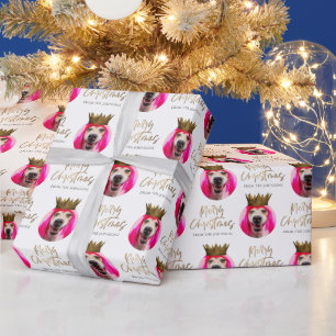 Emballage cadeau personnalisé avec photo de Noël