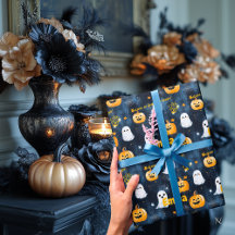 Emballage cadeau personnalisé pour Halloween avec 