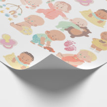 Emballage cadeau pour bébés adorables