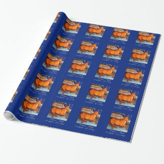 Emballage cadeau Signe astrologique Taureau, chic 