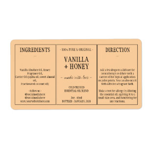 Emballage de flacon de cosmétique à huile essentie
