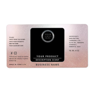 Emballage de logo professionnel autour du produit 