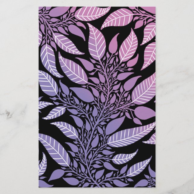 Emballage de savon couleur violet et rose feuillet (Devant)