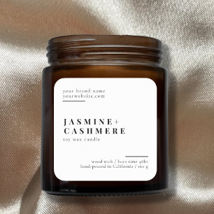 Emballage minimaliste simple cosmétique étiquette