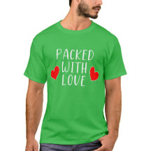 Emballé de T-shirt d'amour