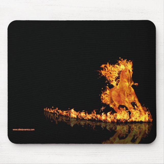 Emballez le feu - tapis de souris (Devant)