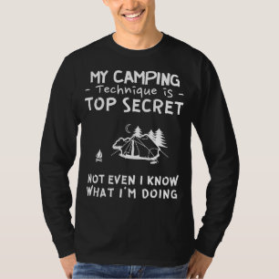 Embark on a Mystery Adventure with My Camping Skil T-Shirt