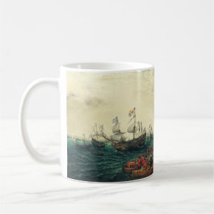 Embarkation at Margate of the Elector Palatine  Coffee Mug