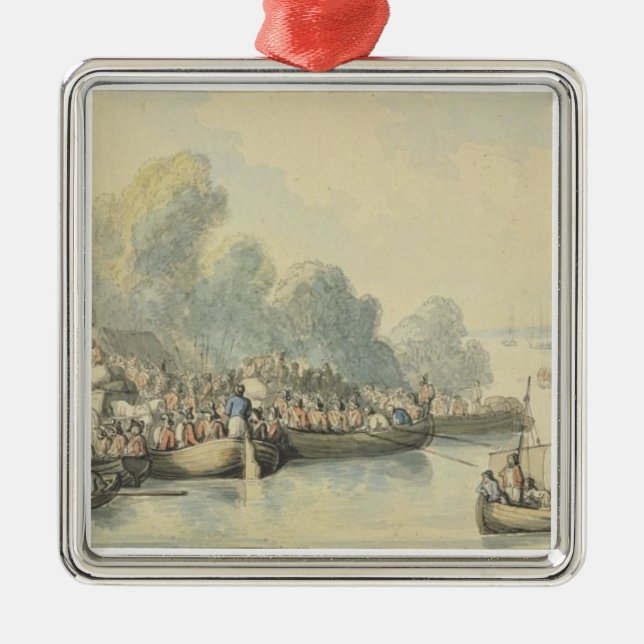 Embarkation at Southampton on 20th June after Lord Metal Ornament (Front)