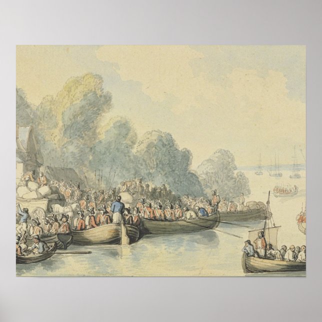 Embarkation at Southampton on 20th June after Lord Poster (Front)