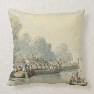 Embarkation at Southampton on 20th June after Lord Throw Pillow