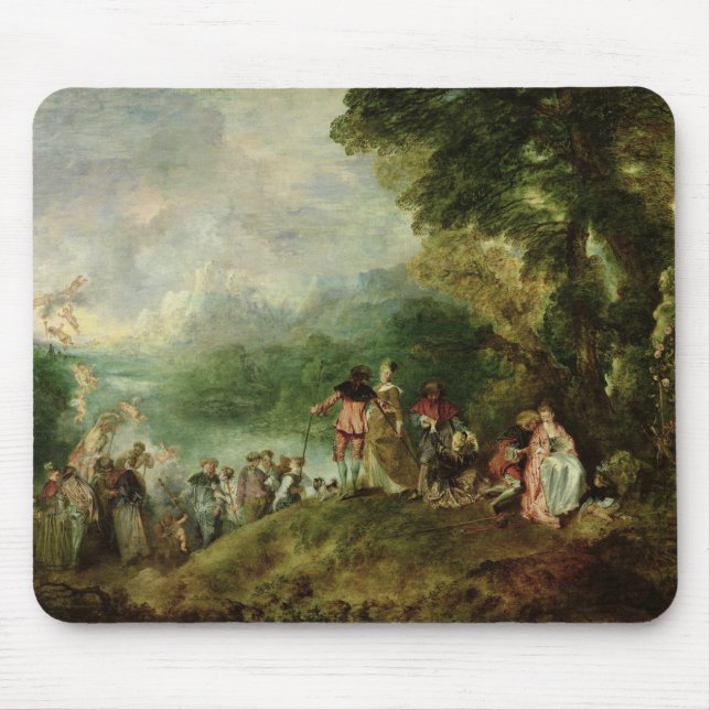 Embarkation for Cythera, 1717 Mouse Pad (Front)