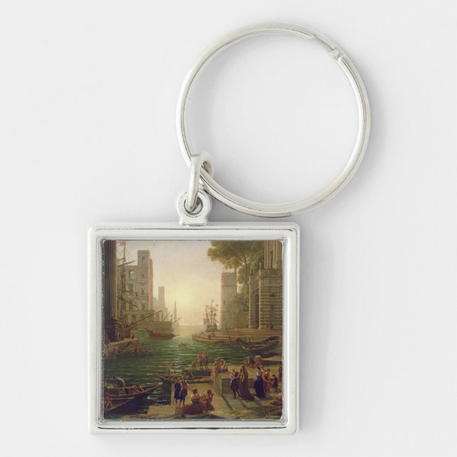 Embarkation of St. Paula Romana at Ostia, 1637-39 Keychain (Front)