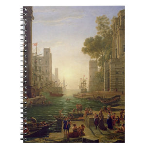 Embarkation of St. Paula Romana at Ostia, 1637-39 Notebook