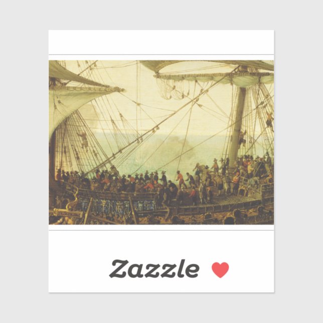 Embarkation of the Elector Palatine  (Sheet)