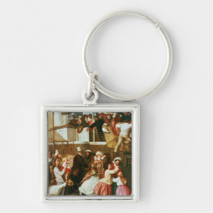 Embarkation Scene Keychain
