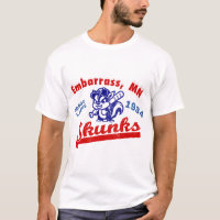 Embarrass, MN Skunks Vintage Baseball Team 1934