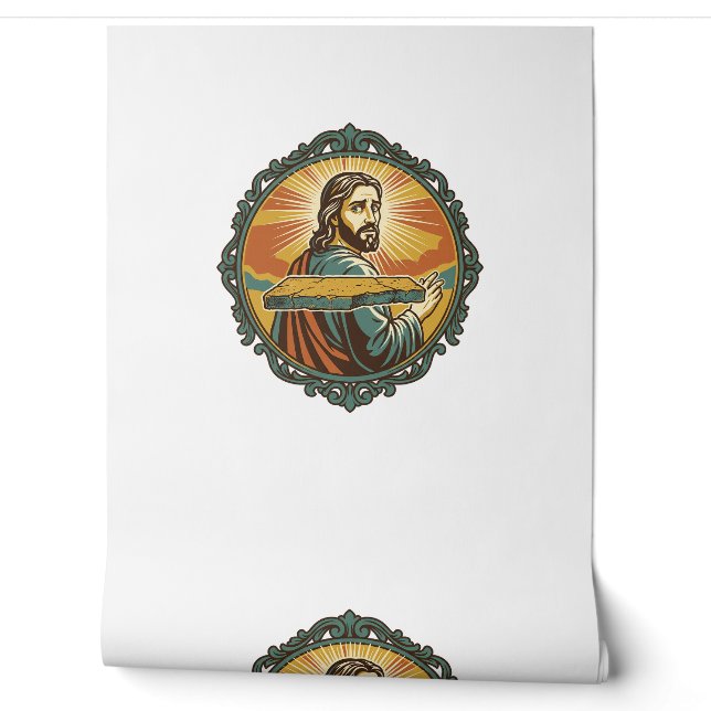 Embarrassed Jesus Tripping Flat Surface Public Clu Wallpaper (Unrolling)