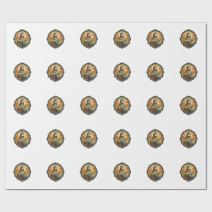 Embarrassed Jesus Tripping Flat Surface Public Clu Wrapping Paper