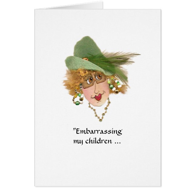 Embarrassing My Children Whimsical Lady (Front)