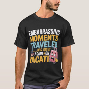 Embarrassing Traveler Funny Adult Tee