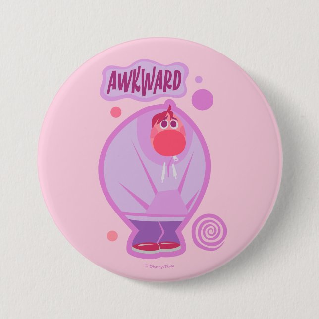 Embarrassment "Awkward" 3 Inch Round Button (Front)