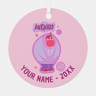 Embarrassment "Awkward" Metal Ornament