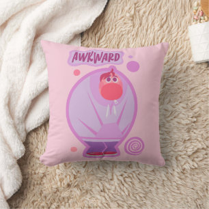 Embarrassment "Awkward" Throw Pillow