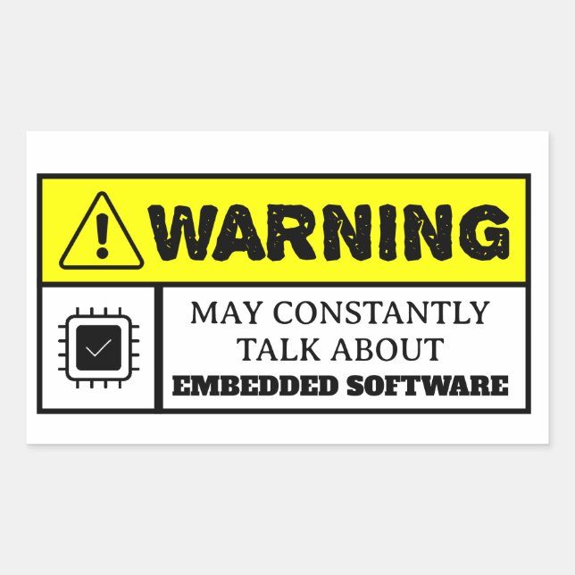 embedded engineer sticker (Front)