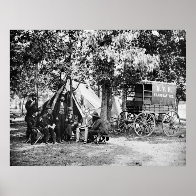 Embedded Journalism, 1863 Poster (Front)