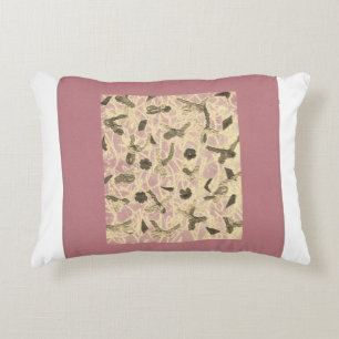 Embellished Floating Bows Accent Pillow