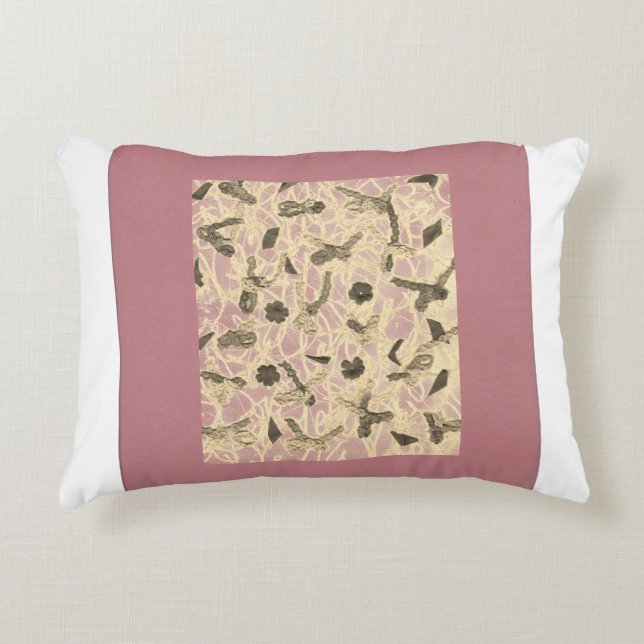 Embellished Floating Bows Accent Pillow (Front)