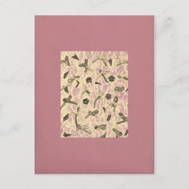 Embellished Floating Bows Postcard (Front)