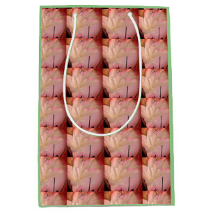 Embellished Flower Abstract   Medium Gift Bag