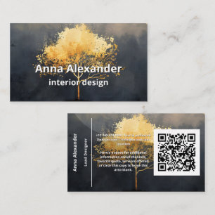 Ember Canopy Minimal Design Business Card
