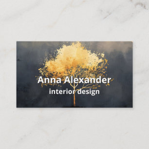 Ember Canopy Minimal Design Business Card