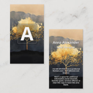 Ember Canopy Minimal Design Business Card