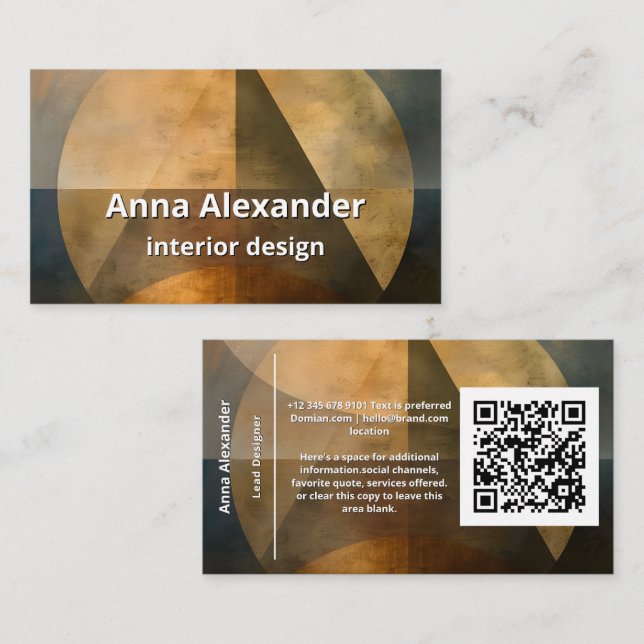 Ember Canopy | Minimal Design Business Card (Front/Back)