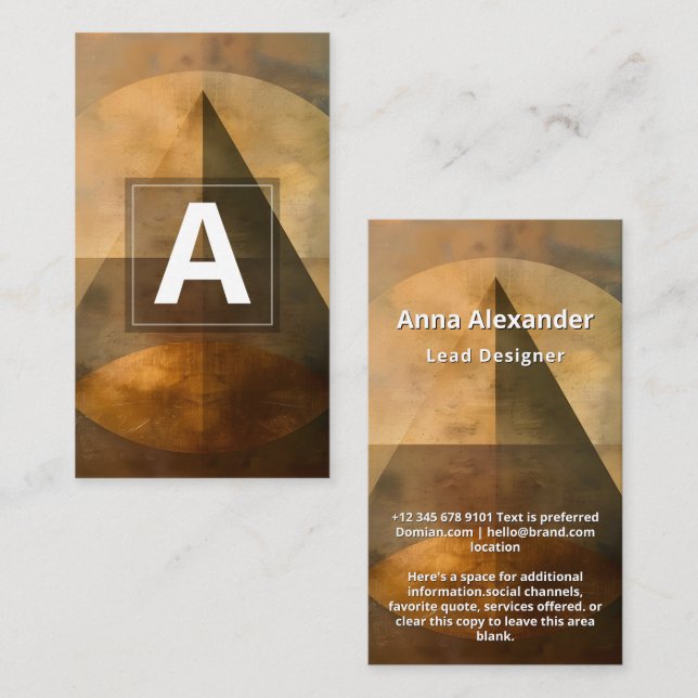 Ember Canopy | Minimal Design Business Card (Front/Back)