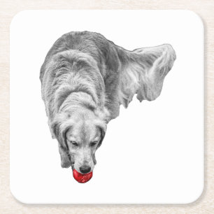 Ember Focus Square Paper Coaster