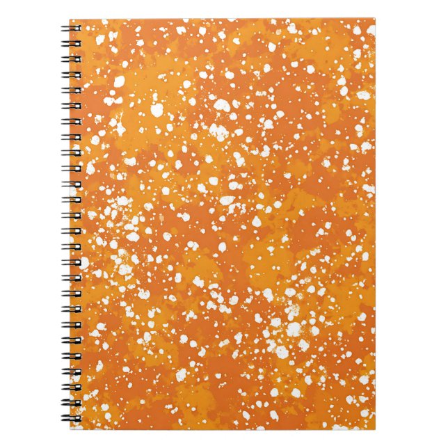 Ember Glow Marble Notebook (Front)