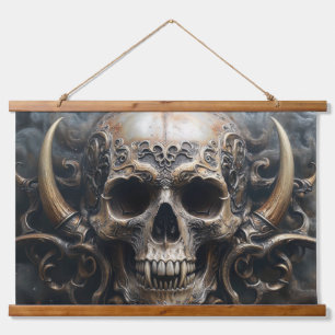 Ember Horns Hanging Tapestry