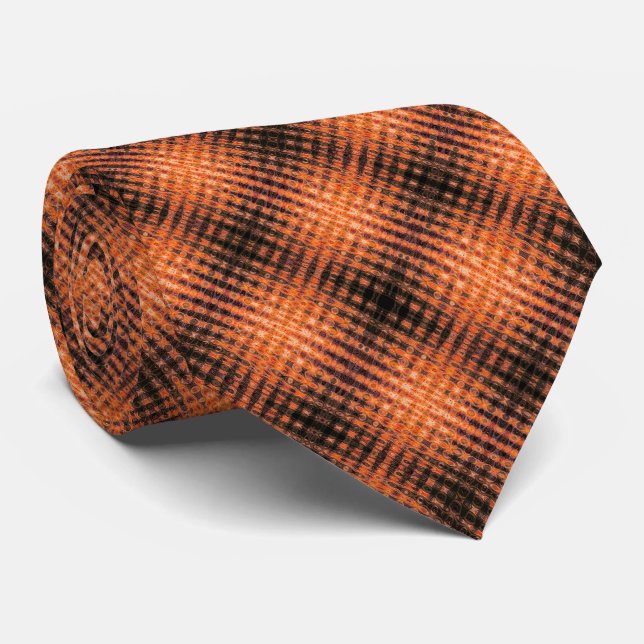 Ember Lattice Tie (Rolled)