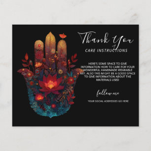 Ember Lotus   Hamsa Hand Design Flyer