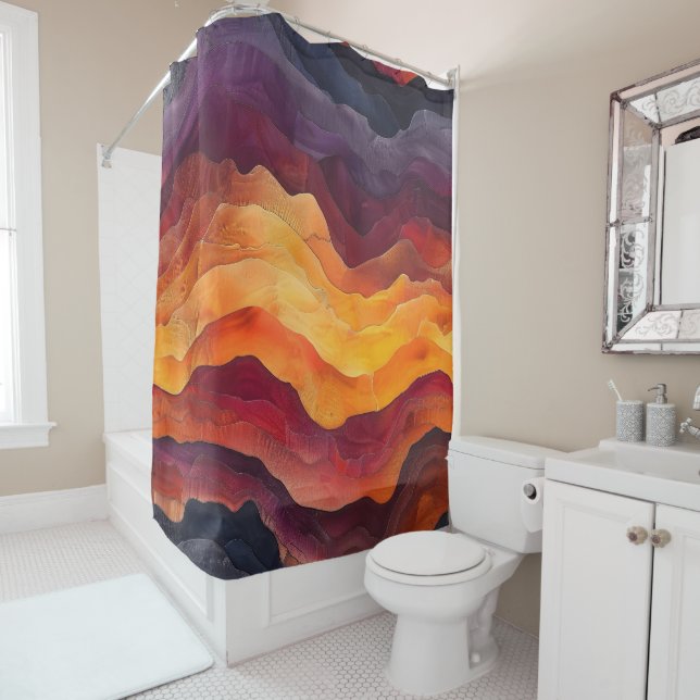 Ember Strata – Abstract Layers of Earth and Fire (In Situ)