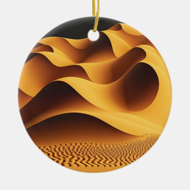 Ember Valleys Ceramic Ornament (Front)