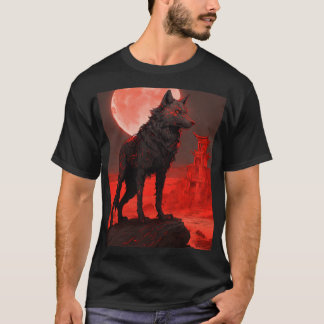 Ember Wolf: Guardian of the Black Desert T-Shirt